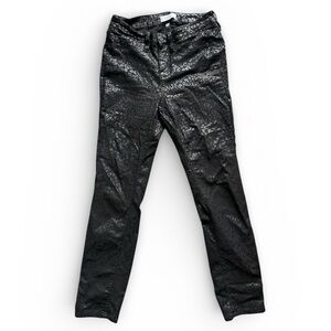 🔥Royalty For Me Black on Black Leopard Cheetah Animal Print Pants